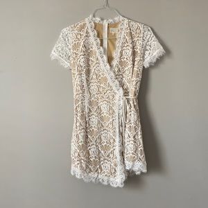 VICI size small skort side tie romper